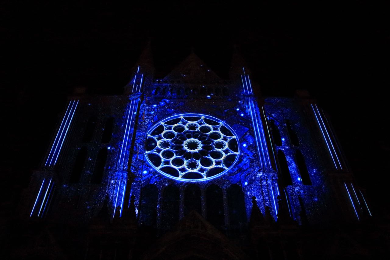 Kathedrale Chartres bei Chartres en Lumieres
